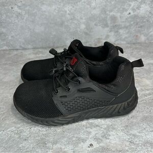 SUADEX Steel Toe Shoes for Woman Anti Slip Safety Shoes Breathable Sz 10 Sneaker